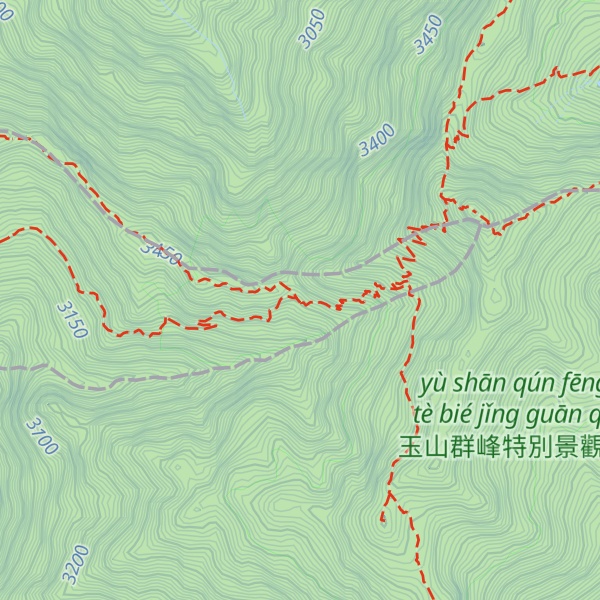 Map of Paiyun Lodge
