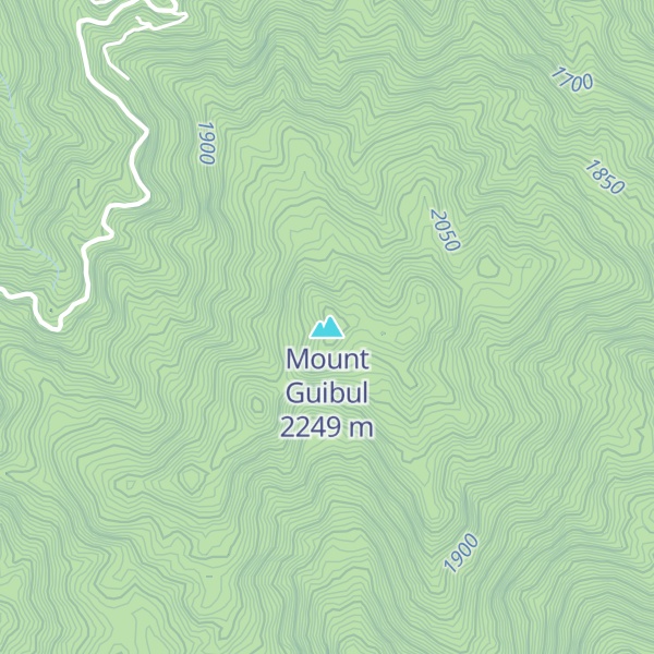 Map of Mount Guibul