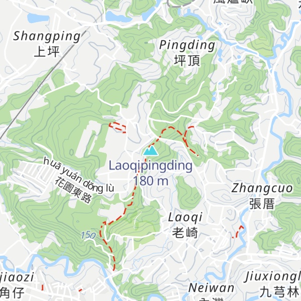 Map of Laoqipingding