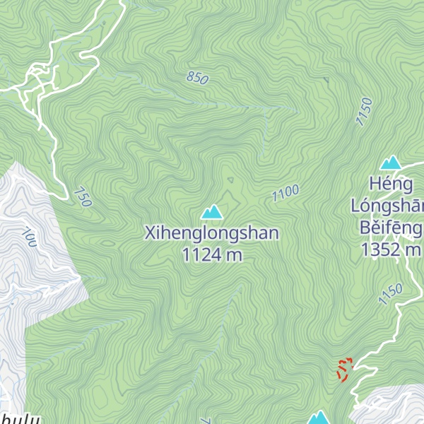 Map of Xihenglongshan