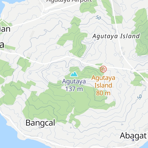 Map of Agutaya