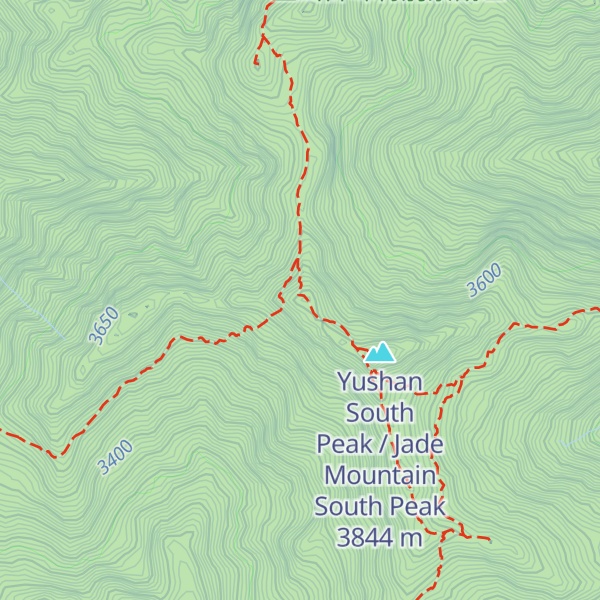 Map of Yùshān Sānchā Fēng