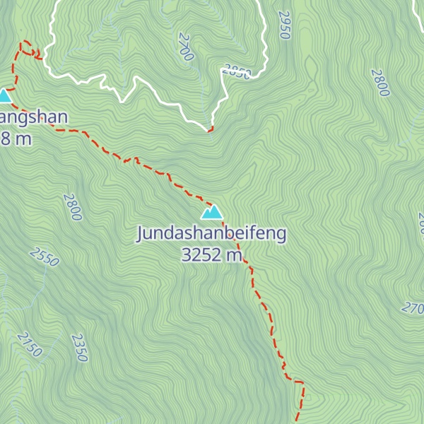 Map of Jundashanbeifeng