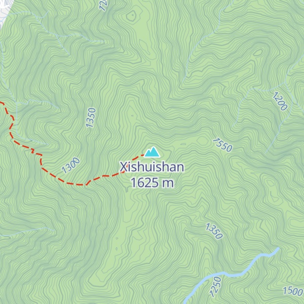 Map of Xishuishan