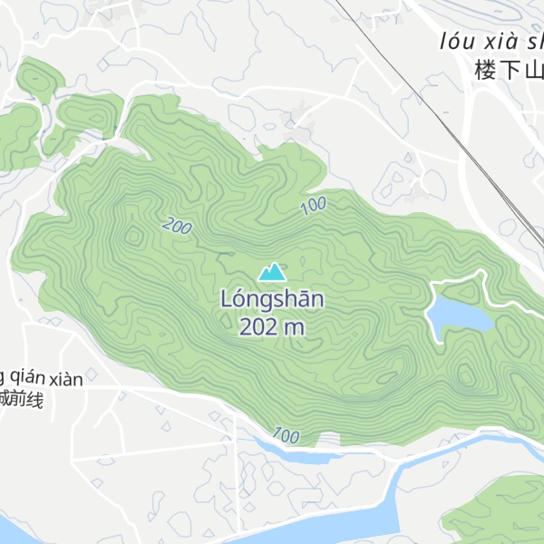 Map of Lóngshān