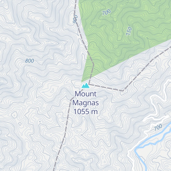 Map of Mount Magnas
