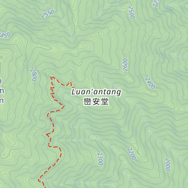 Map of Luán āNtáng