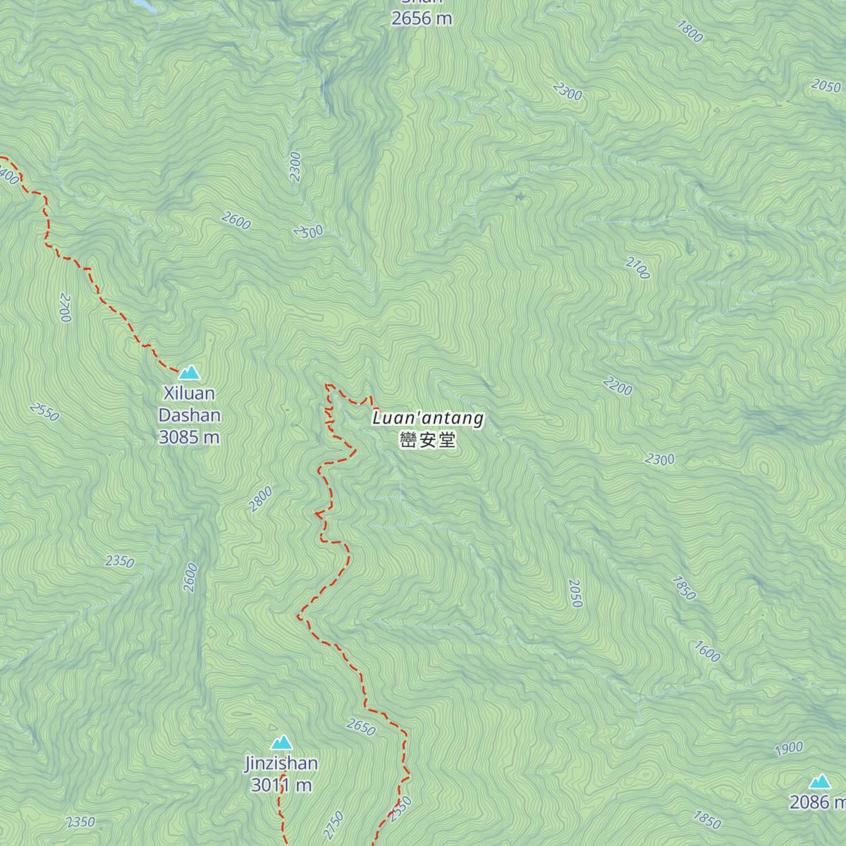 Luán āNtáng map