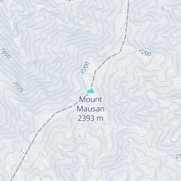 Map of Mount Mausan