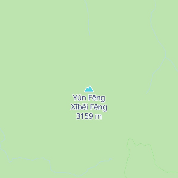 Map of Yún Fēng Xīběi Fēng