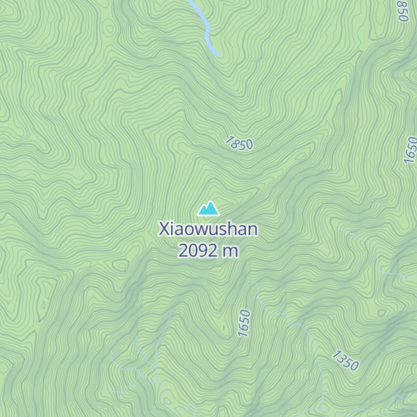 Map of Xiaowushan