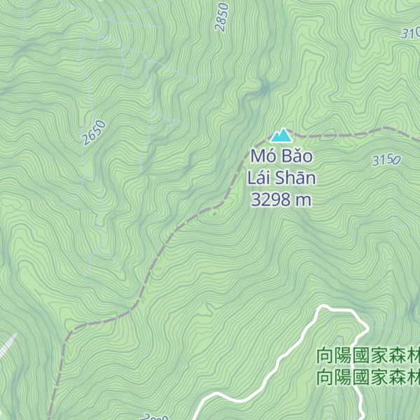 Map of Xītóu Shān