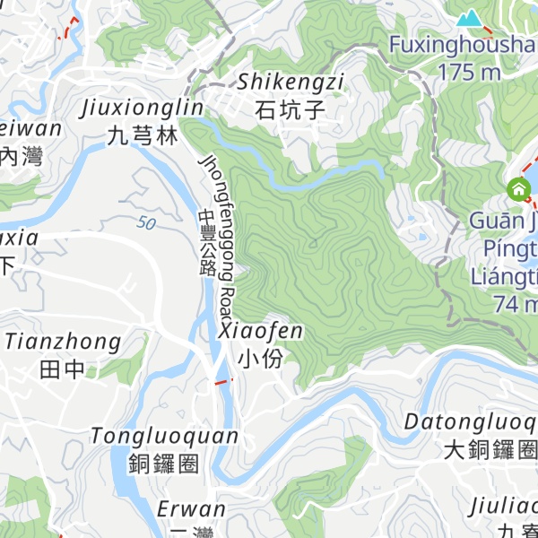 Map of Benjiwotuding