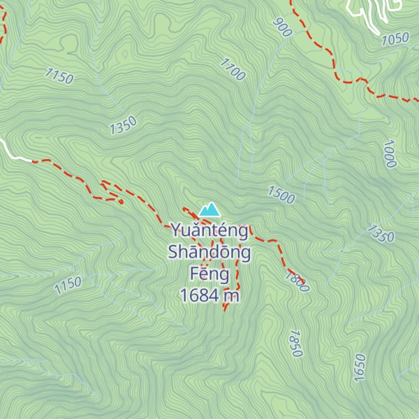 Map of Yuǎnténg Shāndōng Fēng