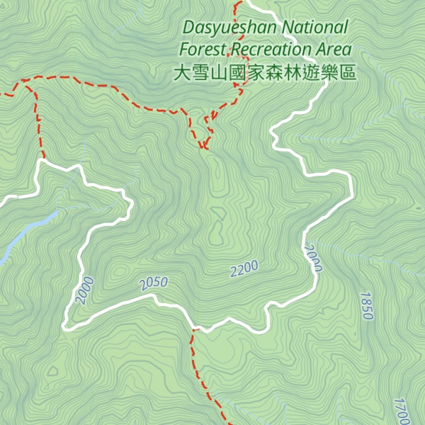 Map of Wū Wǒ Wěishān Běifēng Dēng Shānkǒu