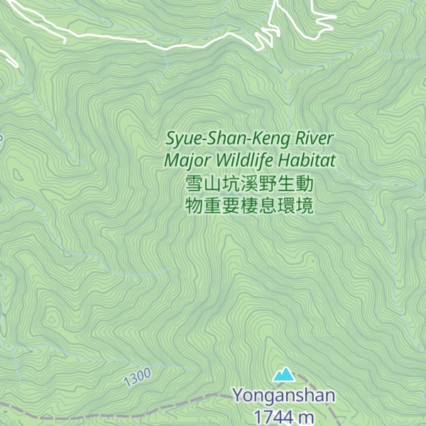 Map of Yonganshanxibeifeng