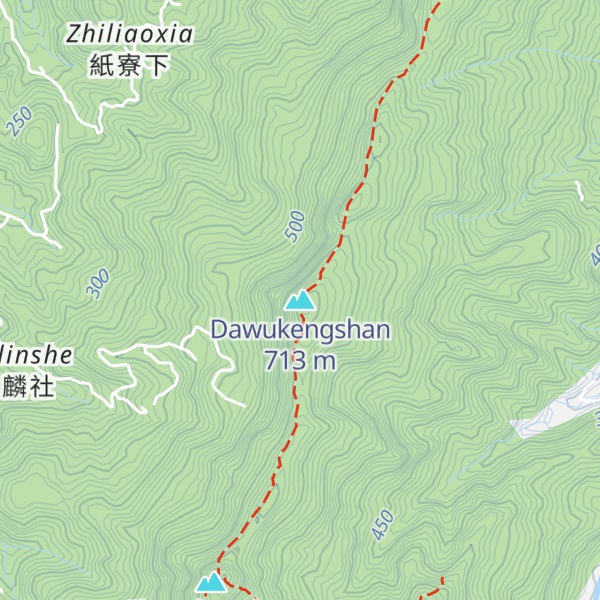 Map of Dawukengshan