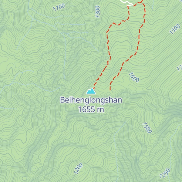 Map of Beihenglongshan