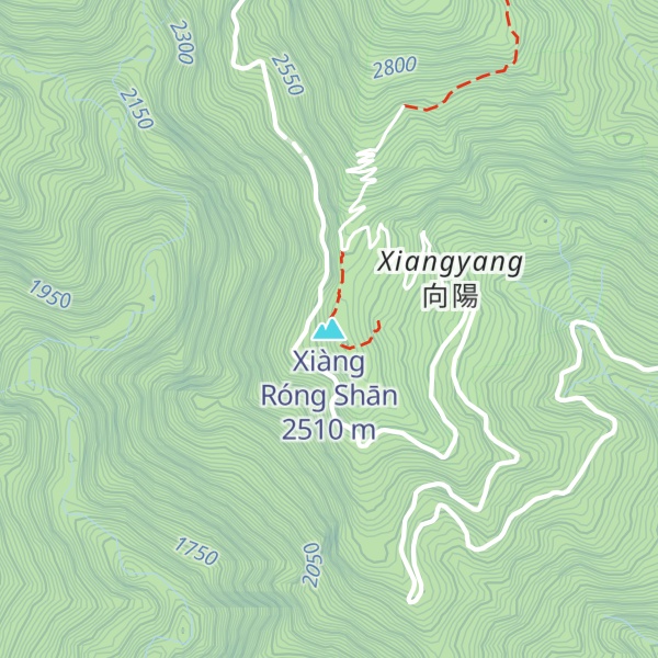 Map of Xiàng Róng Shān