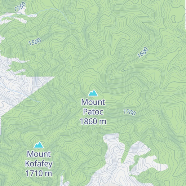 Map of Mount Patoc