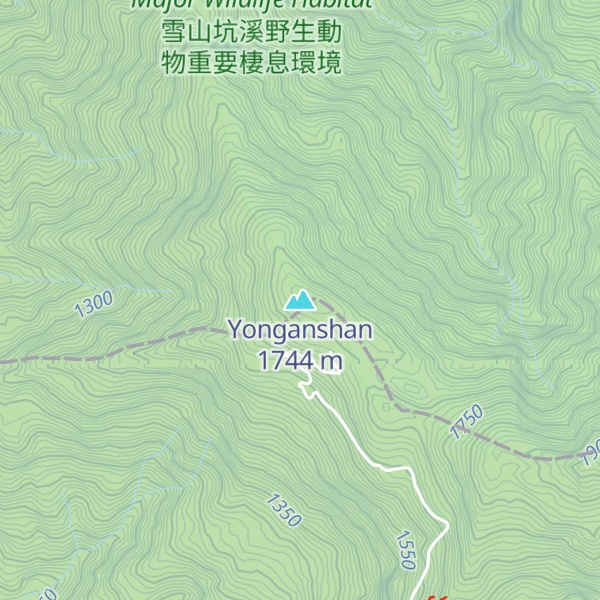 Map of Yonganshan