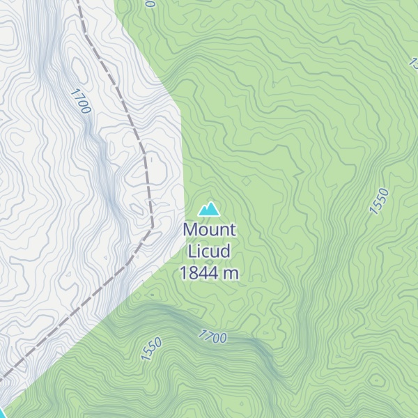 Map of Mount Licud