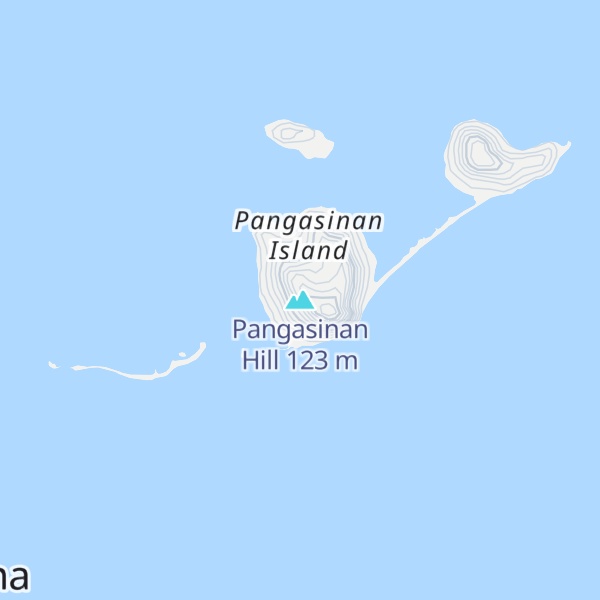 Map of Pangasinan Hill