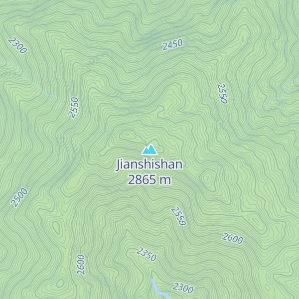 Map of Jianshishan