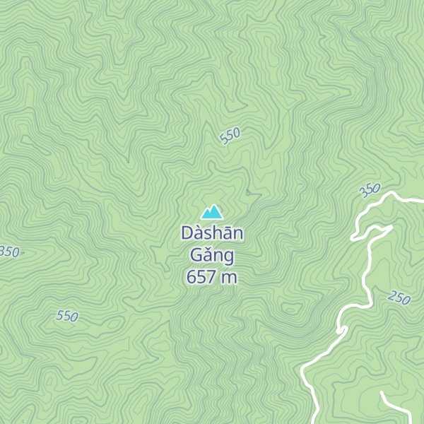 Map of Dàshān Gǎng