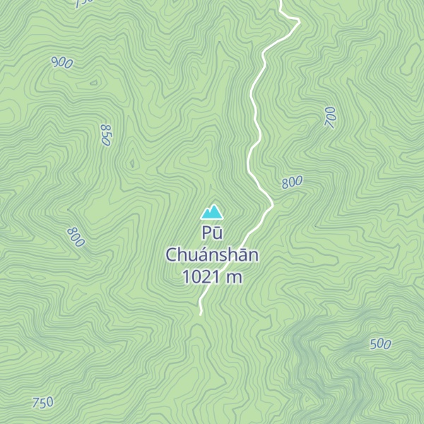 Map of Pū Chuánshān