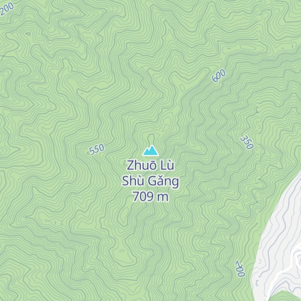 Map of Zhuō Lù Shù Gǎng