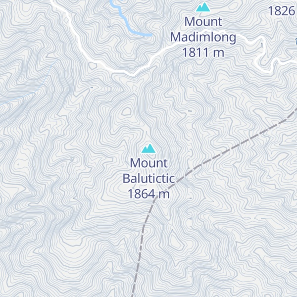 Map of Mount Balutictic