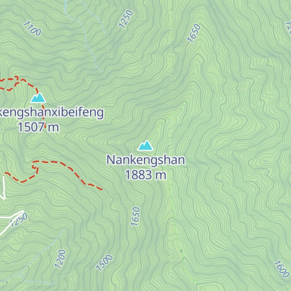 Map of Nankengshan