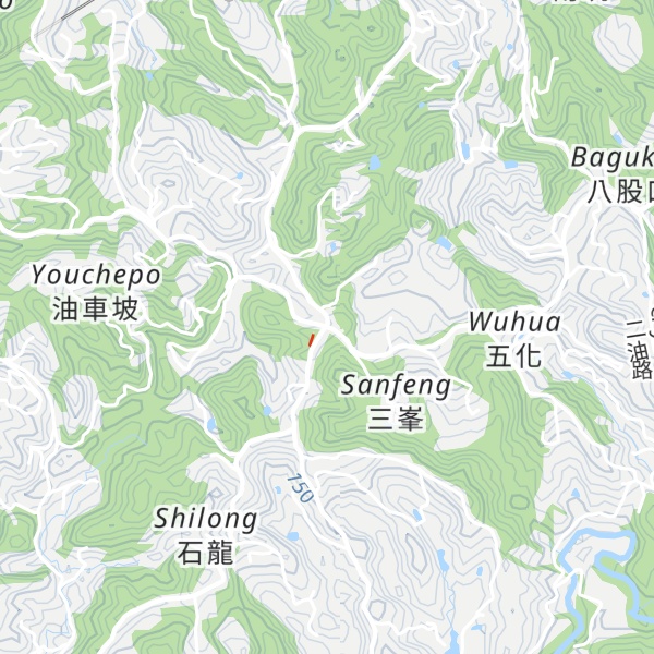 Map of Bāfēn Liáo Shān