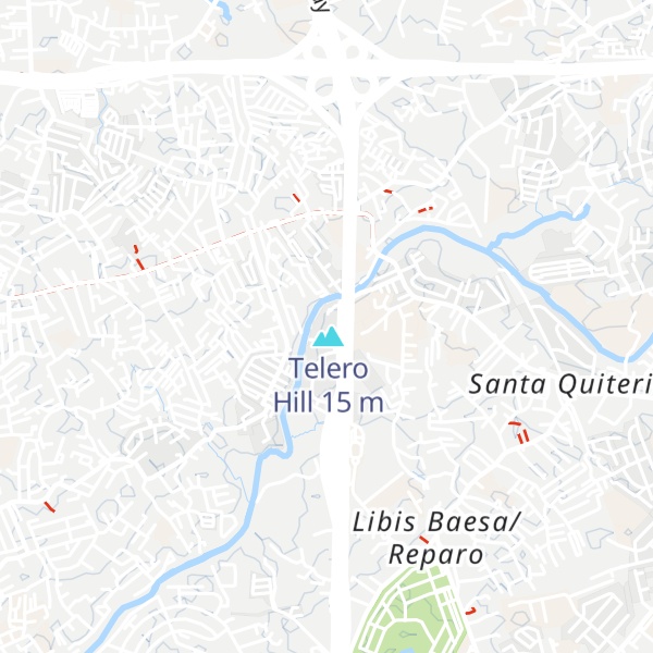 Map of Pasong Balita Hill
