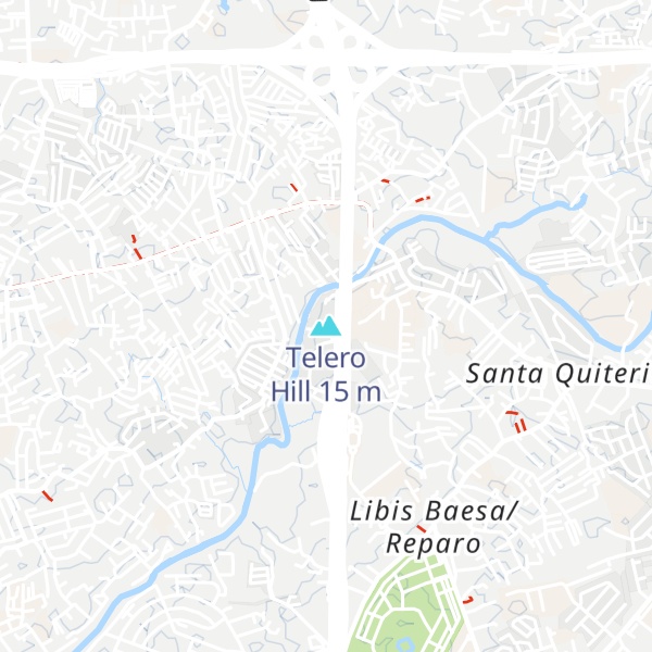 Map of Telero Hill