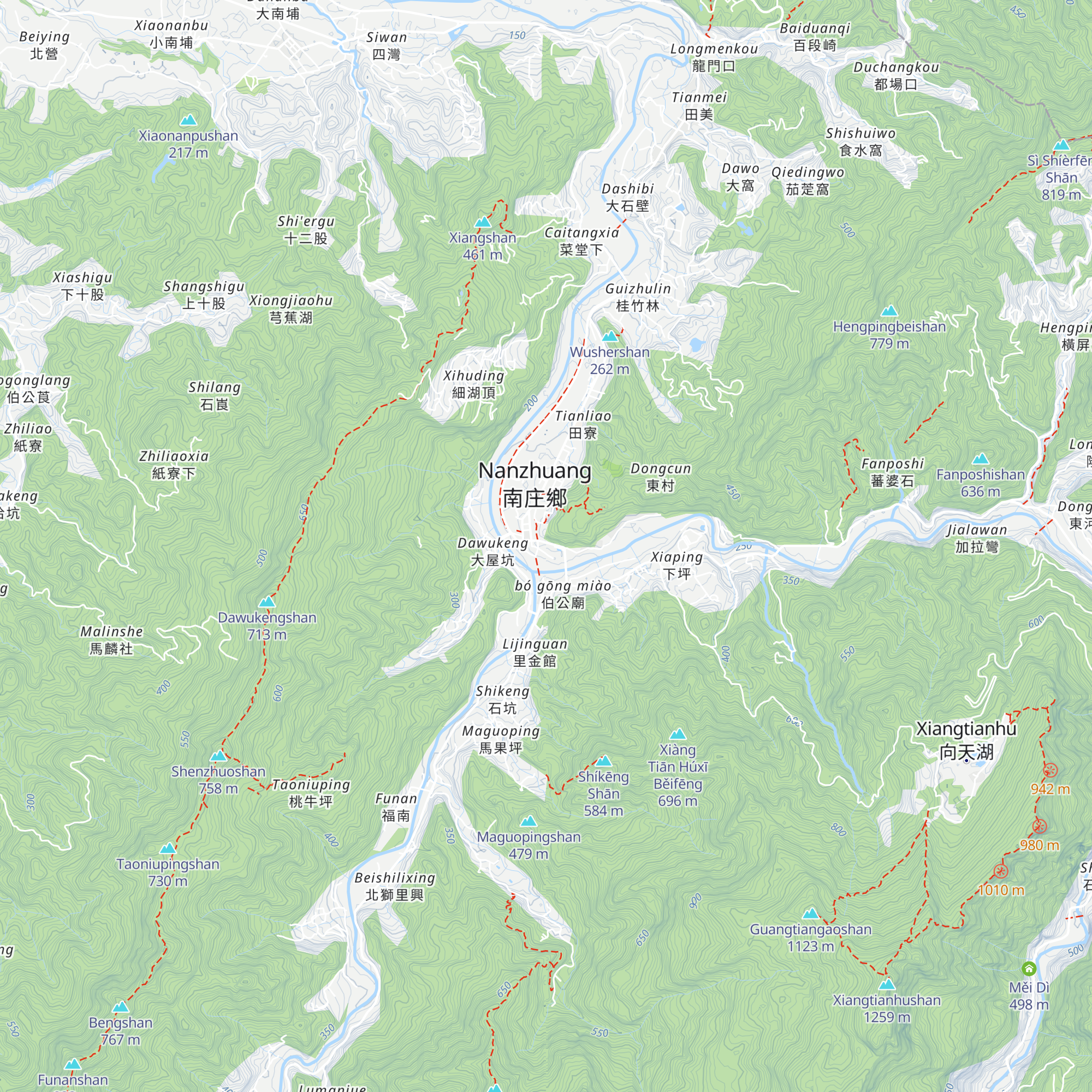 Nanzhuang Visitor Center map