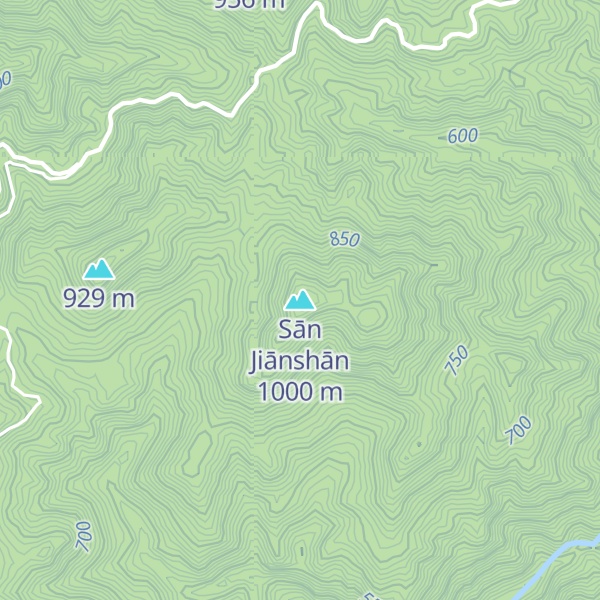 Map of Sān Jiānshān