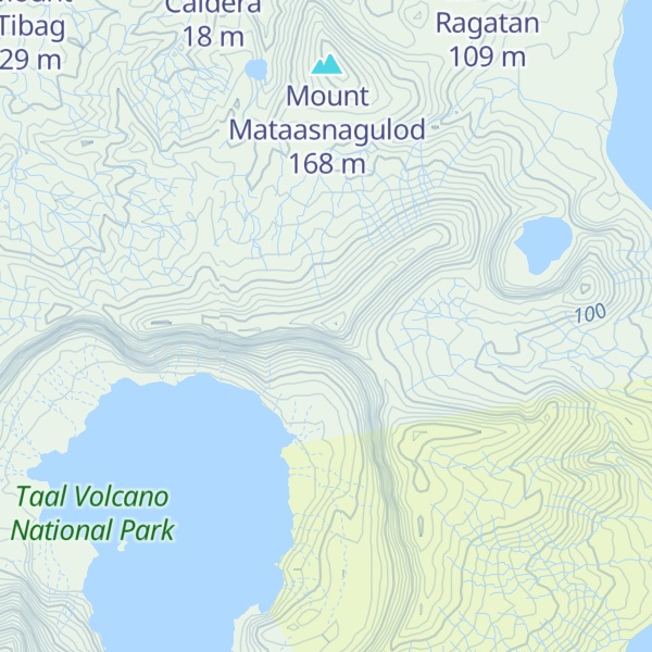 Map of Mount Pinagulbuan