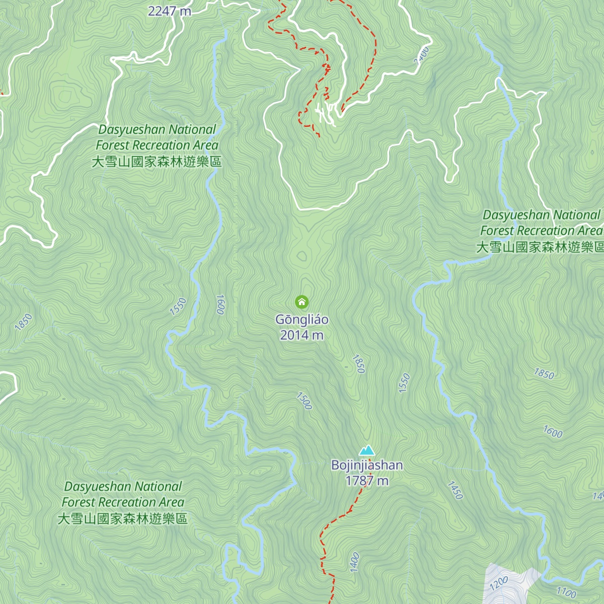 Gōngliáo map