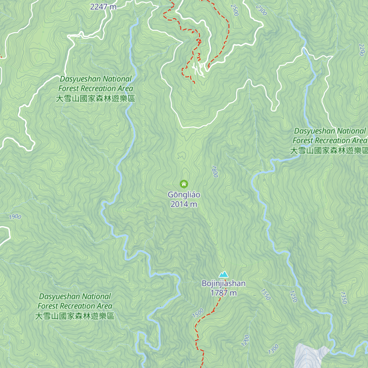 Gōngliáo map