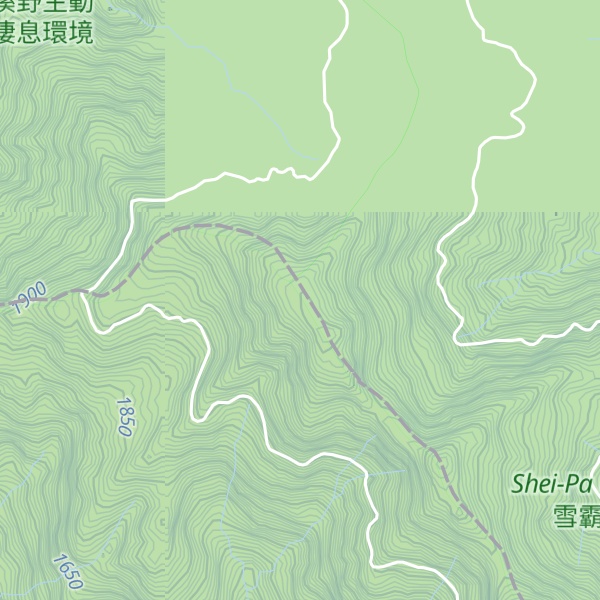 Map of Baizhixingbaoshanbeifeng