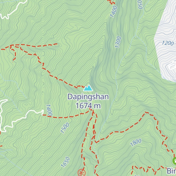 Map of Dapingshan