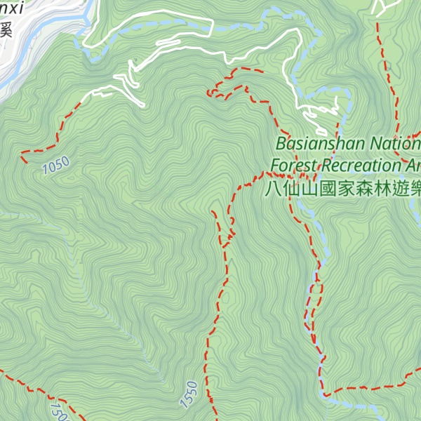 Map of Jiabaotaishan