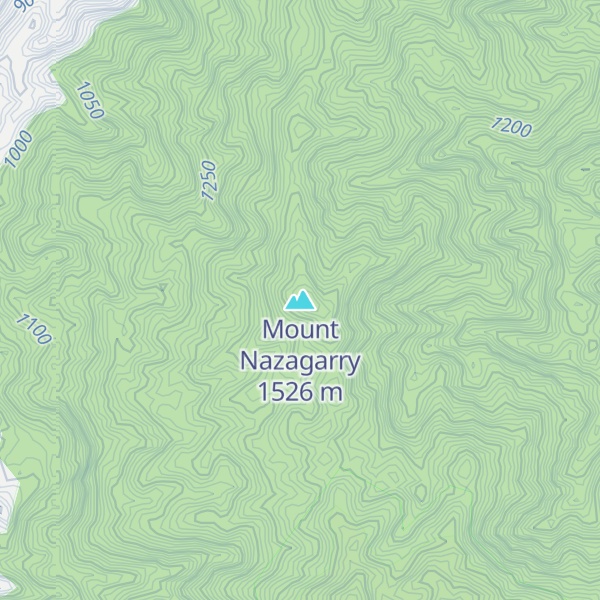 Map of Mount Nazagarry