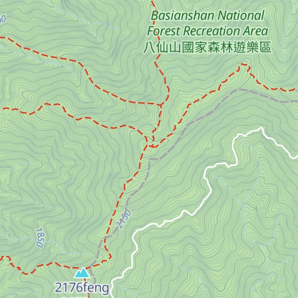 Map of Baxianshan