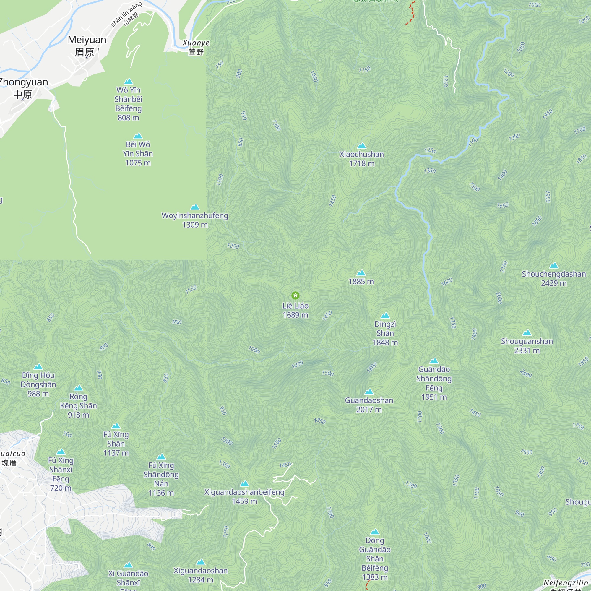Liè Liáo map
