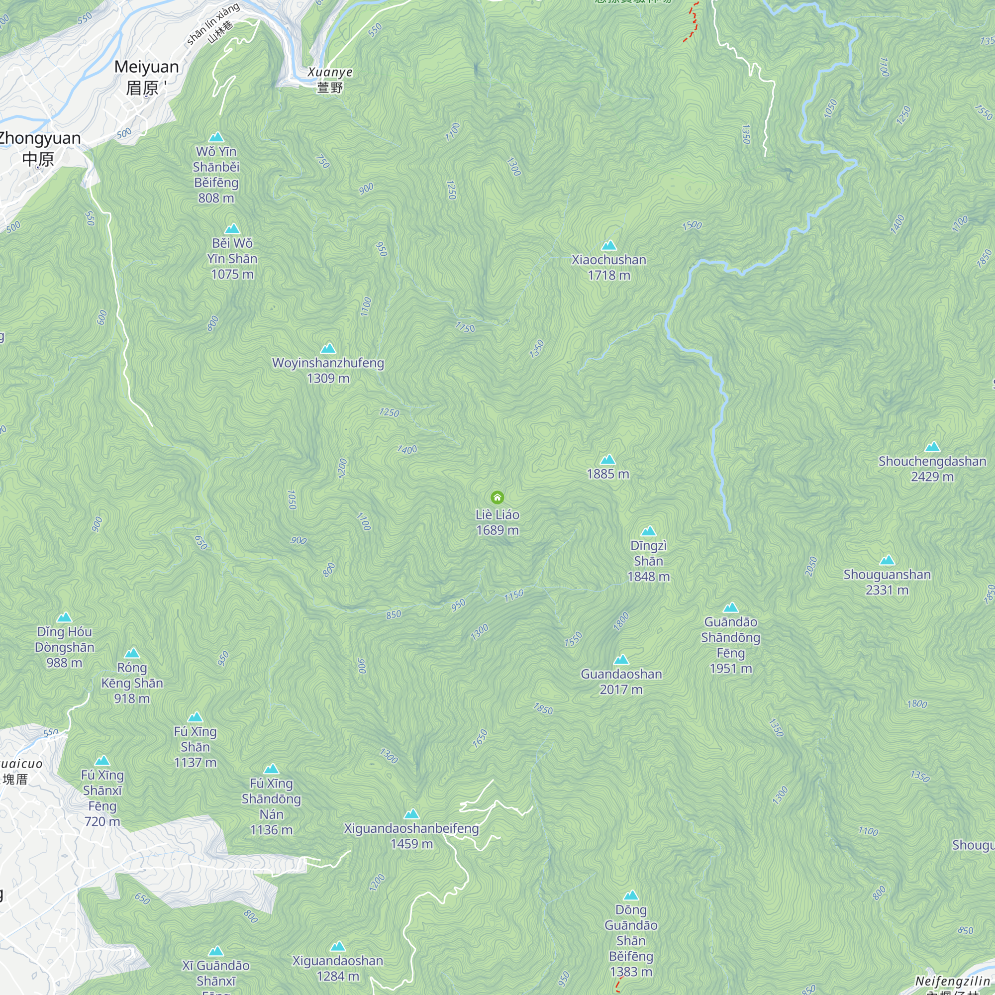 Liè Liáo map