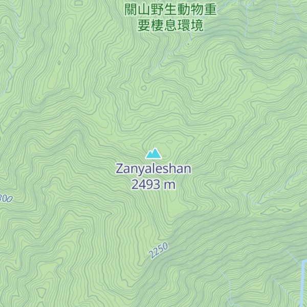 Map of Zanyaleshan