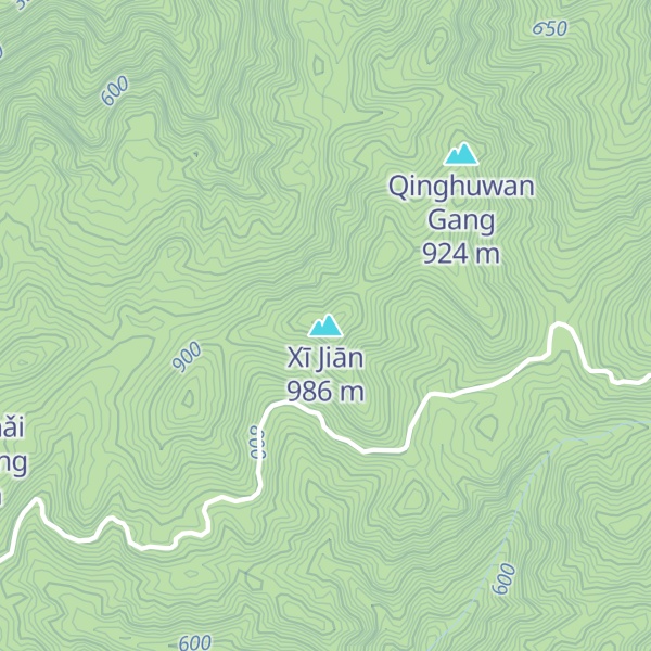 Map of Xī Jiān